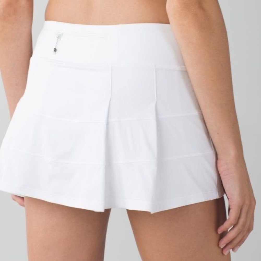 White Pace Rival Skirt Lululemon